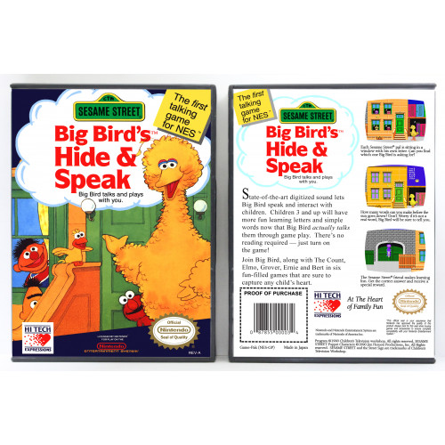 Sesame Street: Big Bird's Hide & Speak